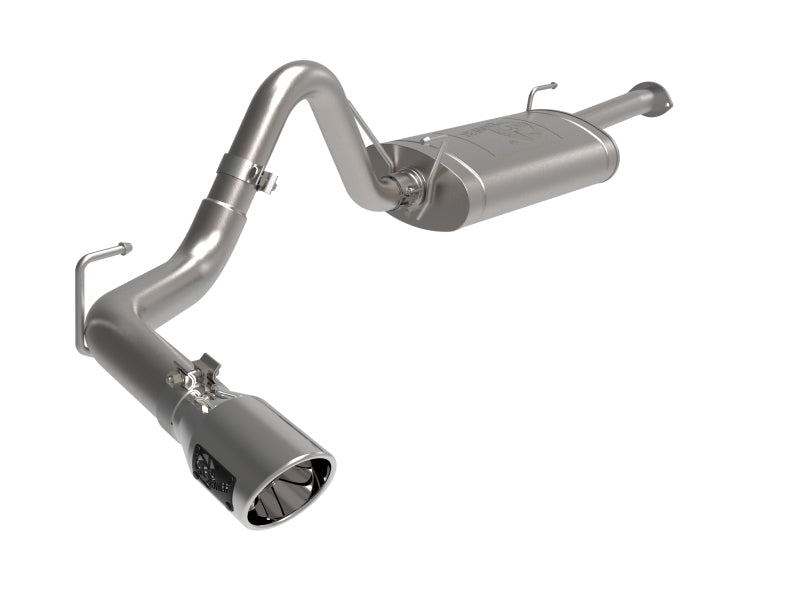 aFe 16-22 Toyota Tacoma Apollo GT Series 2.5in. - 3in. 409 SS Cat-Back Exhaust w/ Polished Tip