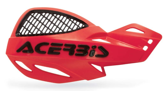 Acerbis Vented Uniko Handguard - Red/Black