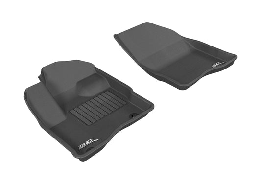 3D MAXpider 2010-2019 Ford Taurus Kagu 1st Row Floormat - Black