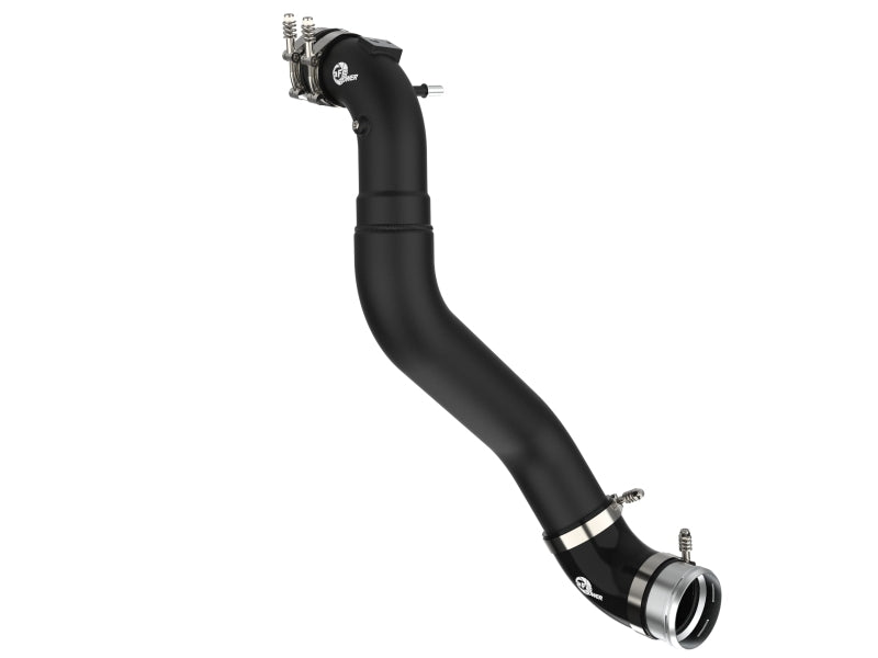 aFe BladeRunner 21-22 Ford F-150 Ecoboost V6-3.5L(tt) Aluminum Hot and Cold Charge Pipe Kit Black