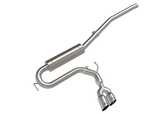 aFe 22-23 Ford Maverick EcoBoost L4 2.0L(t) Rebel Series 2-1/2in 304 SS Cat-Back w/ Polished Tip