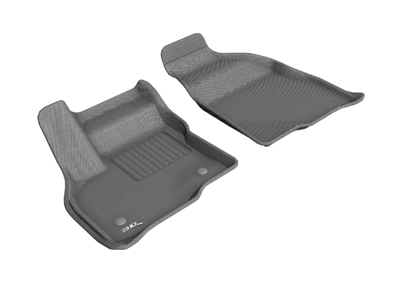 3D MAXpider 2017-2020 Chevrolet Bolt Ev Kagu 1st Row Floormat - Gray