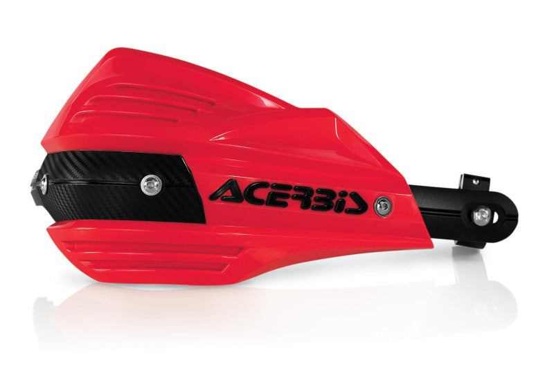 Acerbis X-Factor Handguard - Red w/Black Logo