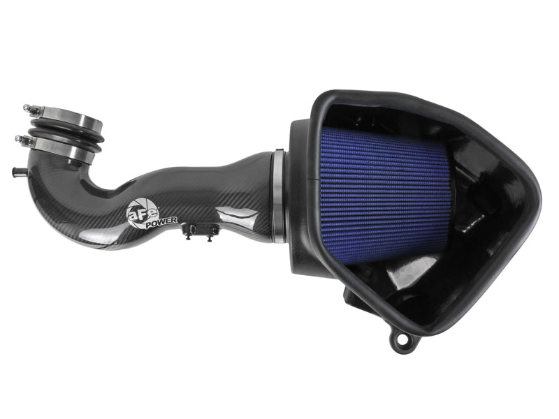 aFe 19-20 GM Trucks 5.3L/6.2L Track Series Carbon Fiber Cold Air Intake System With Pro 5R Filters