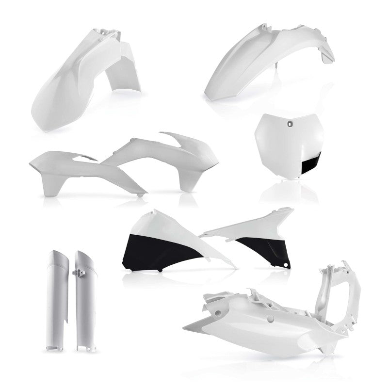 Acerbis 13-14 KTM SX/SX-F/XC/XC-F 125-450 Full Plastic Kit - White